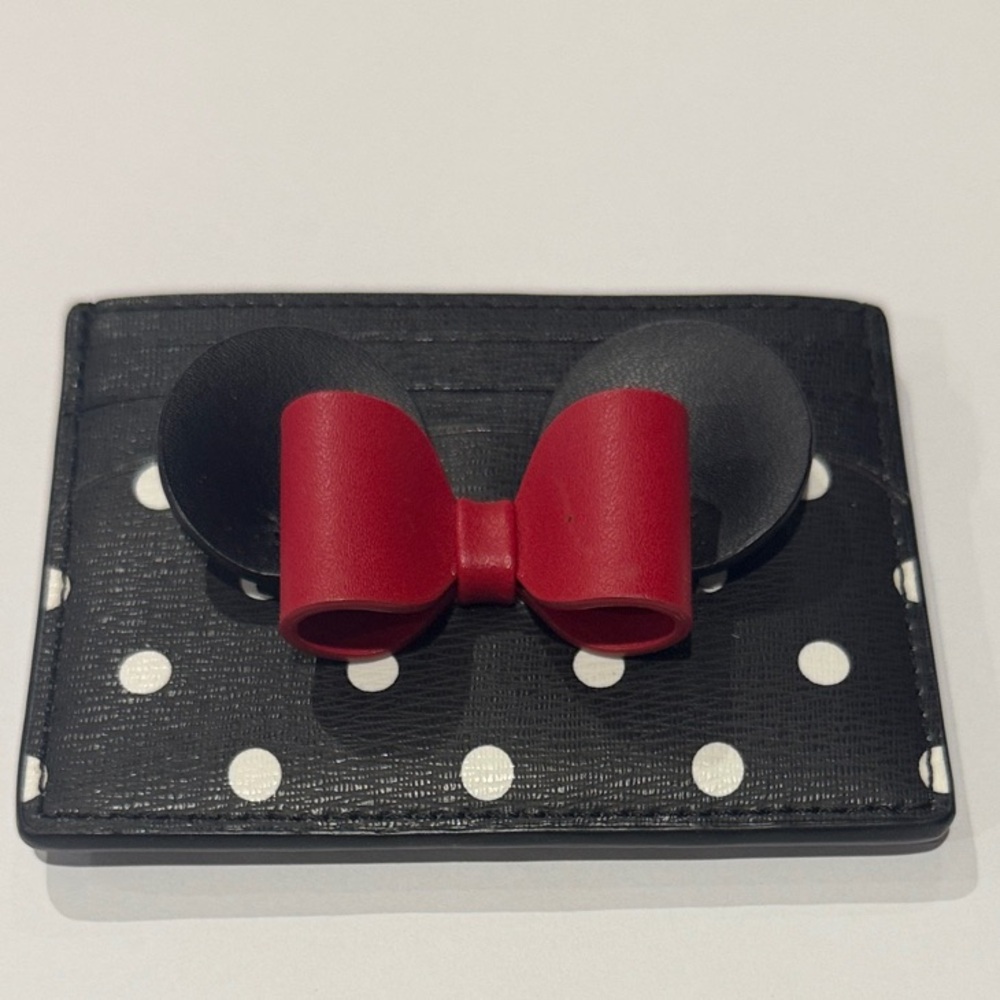 Disney x Kate spade Minnie Mouse cardholder small wallet
